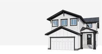 Harmony Front Attached Garage rendering