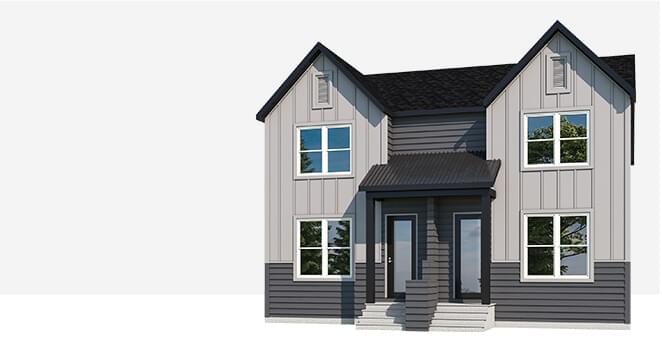 Rangeview Paired Home rendering