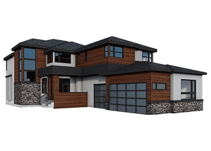 Estate home rendering